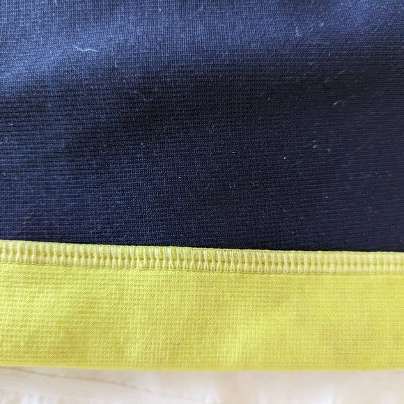 Nike Sweatpants Thermafit Navy and Yellow Striped - Picture 7 of 7